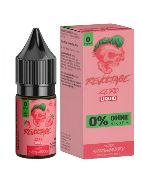 Revoltage - Super Strawberry - Fertig Liquid 0mg/m...