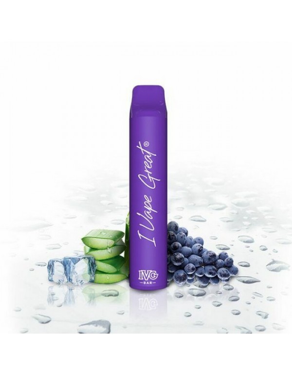 IVG Bar - Aloe Grape ICE - Einweg Vape Pen 800P 20...