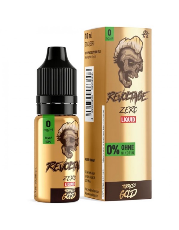 Revoltage - Tobacco Gold - Fertig Liquid 0mg/ml