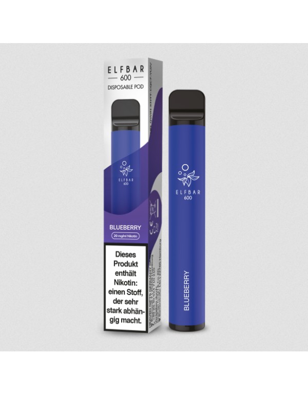 Elfbar - Blueberry - Einweg Pen 600P 20mg