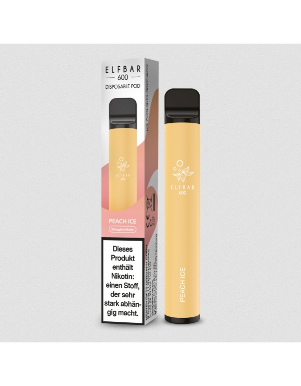 Elfbar - Peach Ice - Einweg Pen 600P 20mg