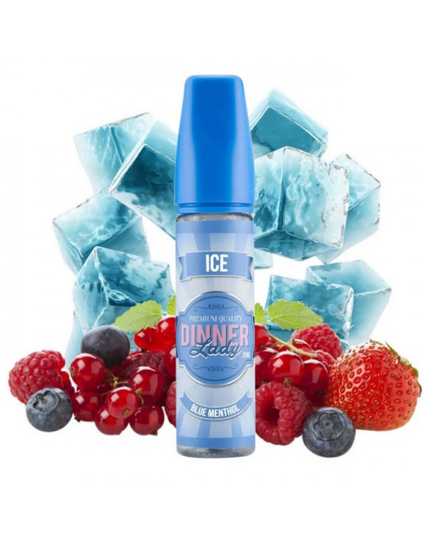 Dinner Lady - Blue Menthol ICE - 0mg/ml 20ml