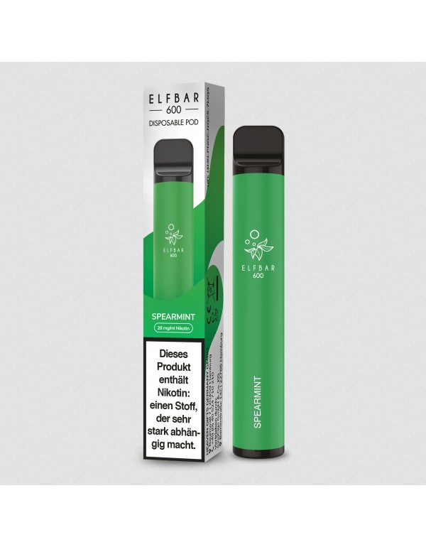 Elfbar - Spearmint - Einweg Pen 600P 20mg