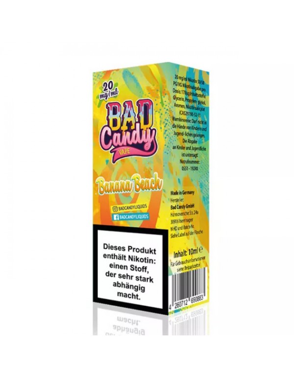 Bad Candy - Banana Beach - Nikotinsalz 10mg/ml