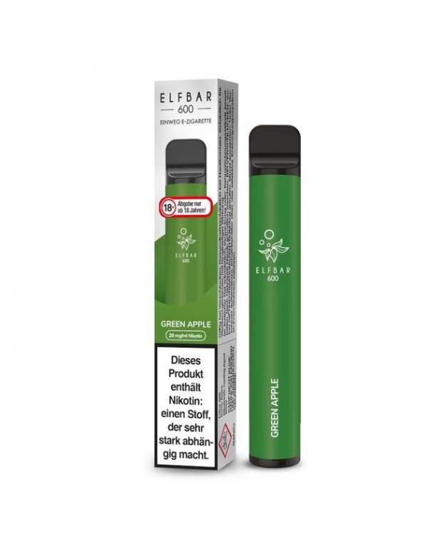 Elfbar - Green Apple - Einweg Pen 600P 20mg