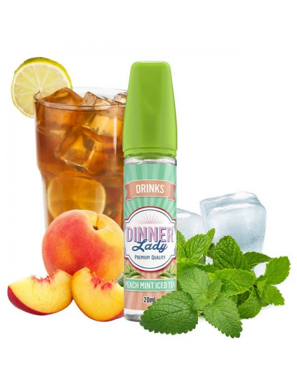 Dinner Lady - Peach Mint Iced Tea - 0mg/ml 20ml