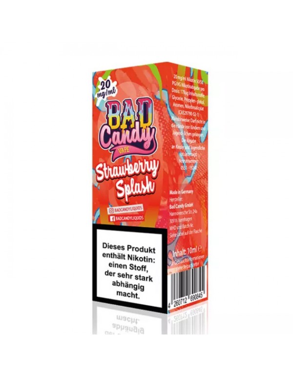 Bad Candy - Strawberry Splash - Nikotinsalz 20mg/m...