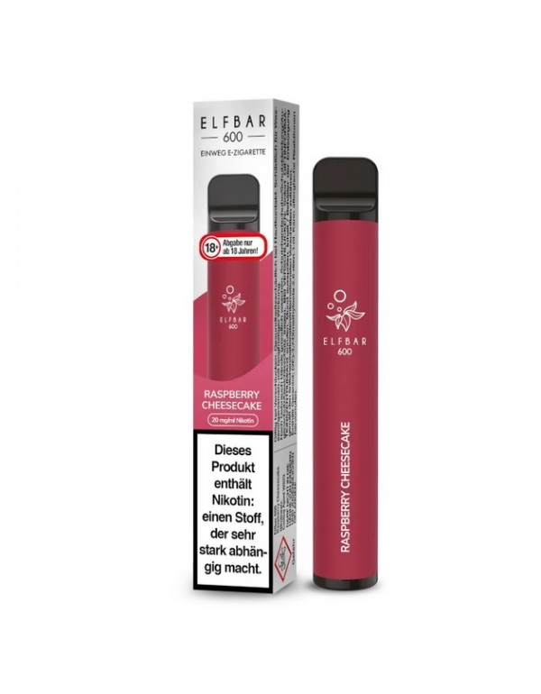 Elfbar - Raspberry Cheesecake - Einweg Pen 600P 20...