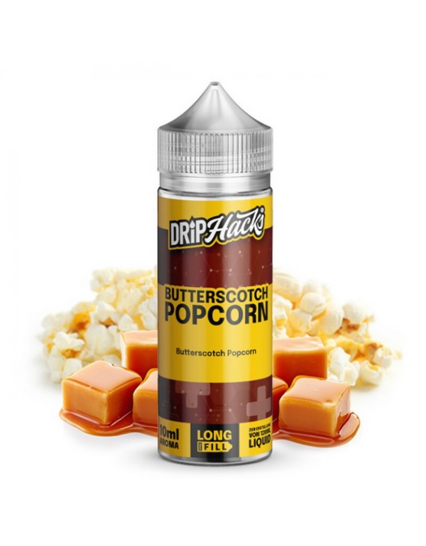 Drip Hacks - Butterscotch Popcorn - 0mg/ml 10ml