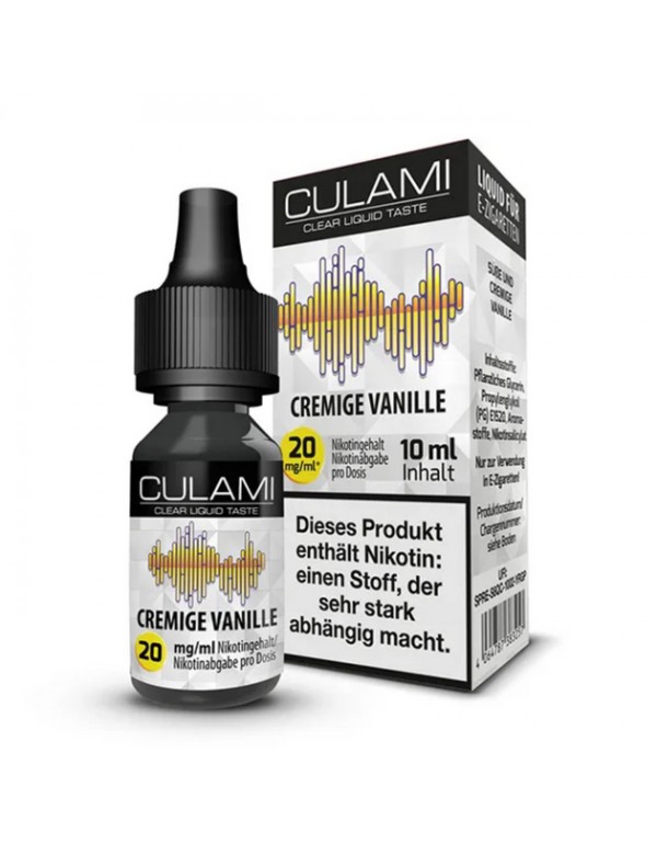 Culami - Cremige Vanille - Nikotinsalz 20mg/ml