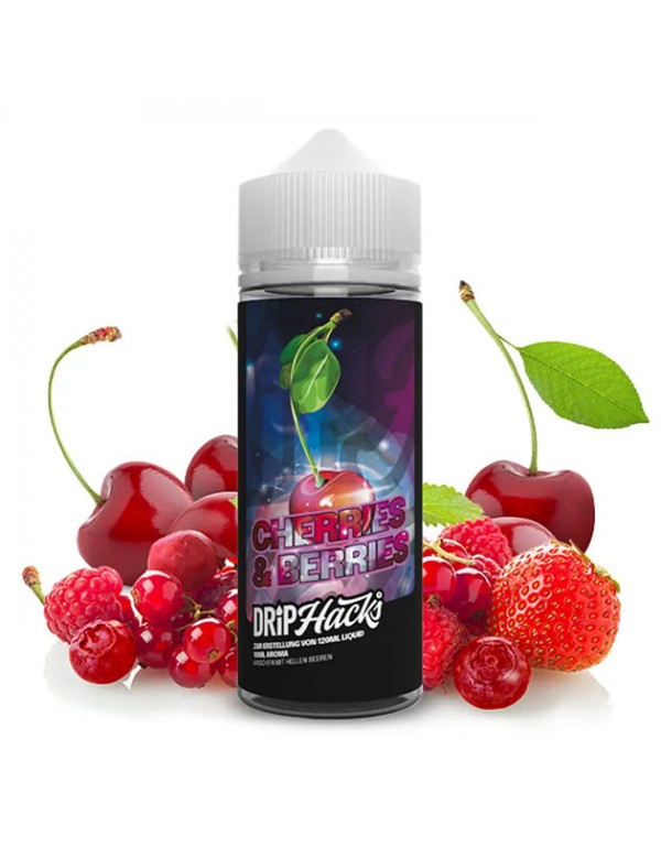 Drip Hacks - Cherries & Berries - 0mg/ml 10ml