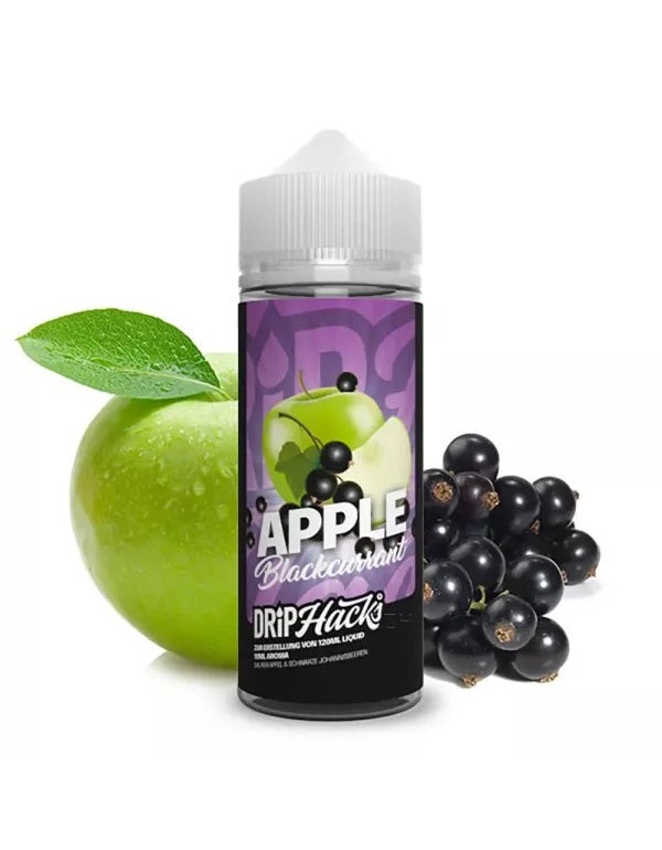 Drip Hacks - Apple Blackcurrant - 0mg/ml 10ml