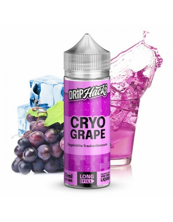 Drip Hacks - Cryo Grape - 0mg/ml 10ml