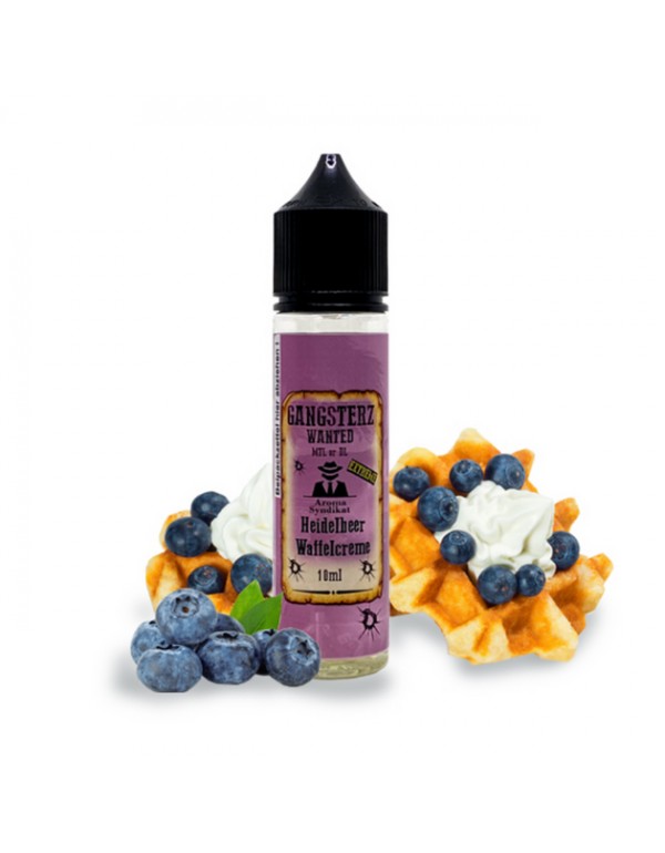 Gangsterz - Heidelbeer Waffelcreme - 0mg/ml 10ml