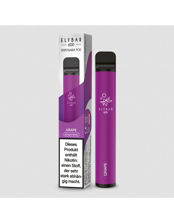 Elfbar - Grape - Einweg Pen 600P 20mg